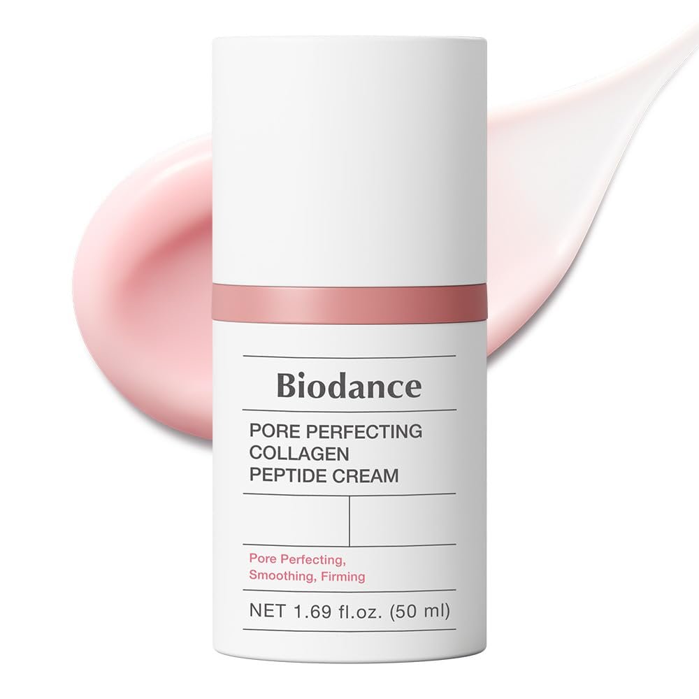 BIODANCE Pore Perfecting Collagen Peptide Cream, Hydrating, Plumping, Pore Care, Firming Facial Moisturizer, Korean Skin Care, Mothers Day Gifts | 1.69 fl. oz.