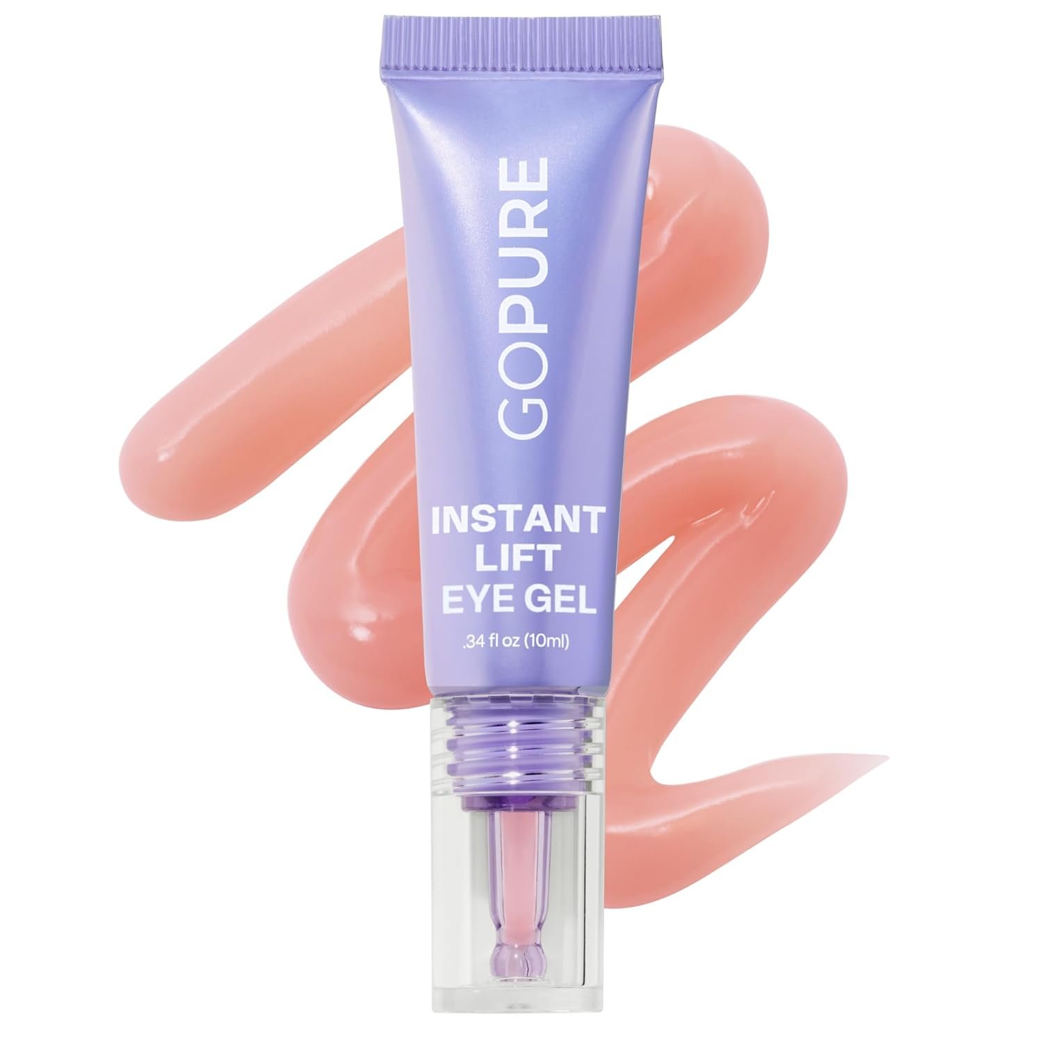goPure Instant Lift Eye Gel, Under Eye Cream for Puffiness & Bags, Wrinkles, Fine Lines and Dark Circles, Anti Aging Skin Care for Men & Women with Collagen Targeting Biotechnology