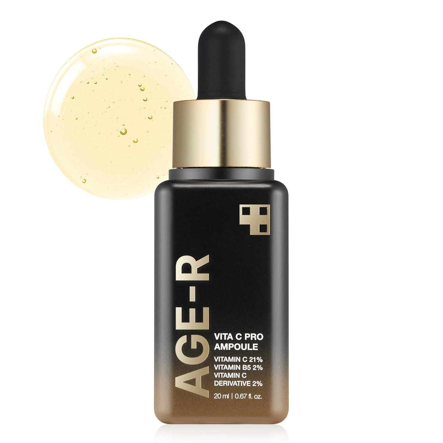 Medicube Age-R Vita C Pro Ampoule -Vitamin C Serum for Pigmentation, Uneven Skin Tone, and Hydration – Boost Absorption and Radiance by up to 780% with Age-R Booster Pro