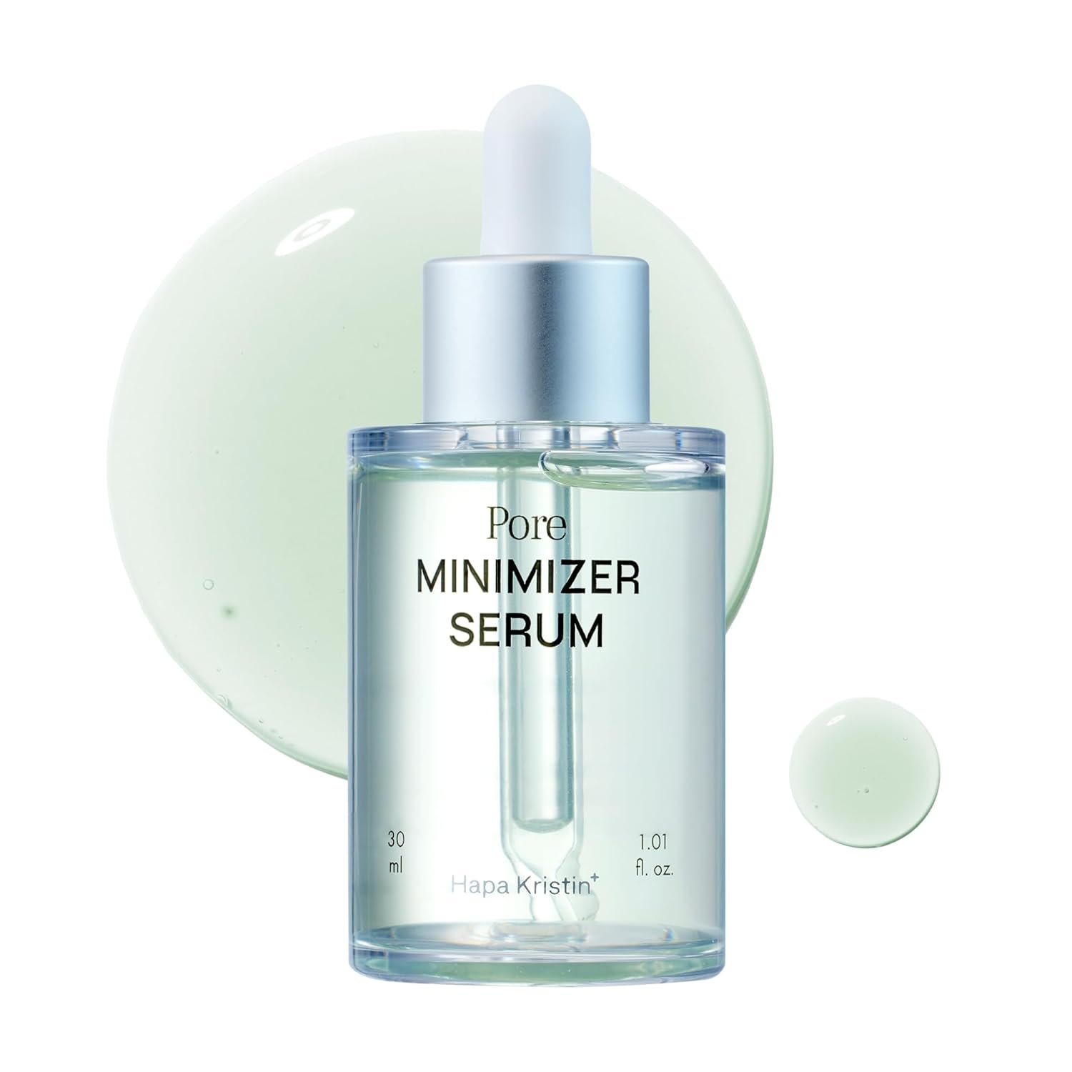 HAPA KRISTIN Pore Minimizing Serum, Korean Skincare Pore Tightening & Sebum Control for Oily and Sensitive Skin, Niacinamide + Bakuchiol, Centella Hydrating Soothing for Smoother Texture, 1.01 fl oz