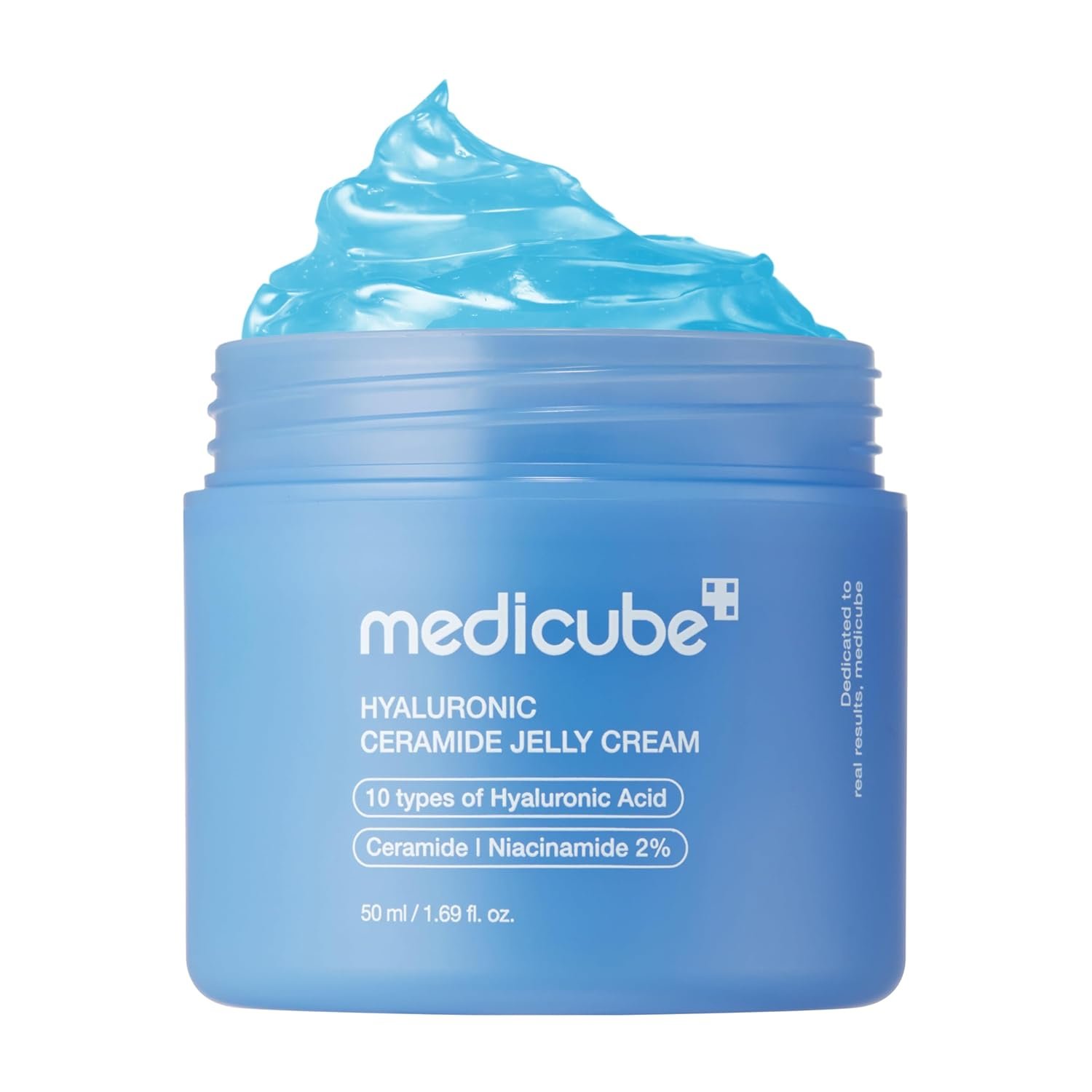 medicube Jelly Cream with Hyaluronic Acid | Daily Moisturizer for All Skin Types | Long-lasting Hydration with Hyaluronic Acid, Ceramides, Multi Peptides | Supports Skin’s Natural Barrier | 1.69 fl.oz