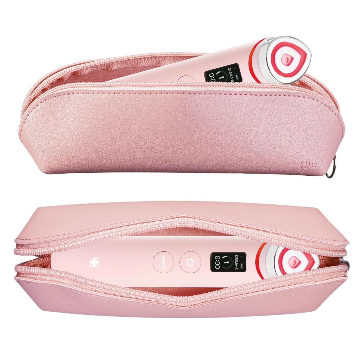 Storage Case bag for Medicube Age-R Booster Pro, Travel Carrying case Bag for Beauty Massager, Portable Organizer Bag Compatible with medicube Mini Booster Pro（Bag Only） (Pink)