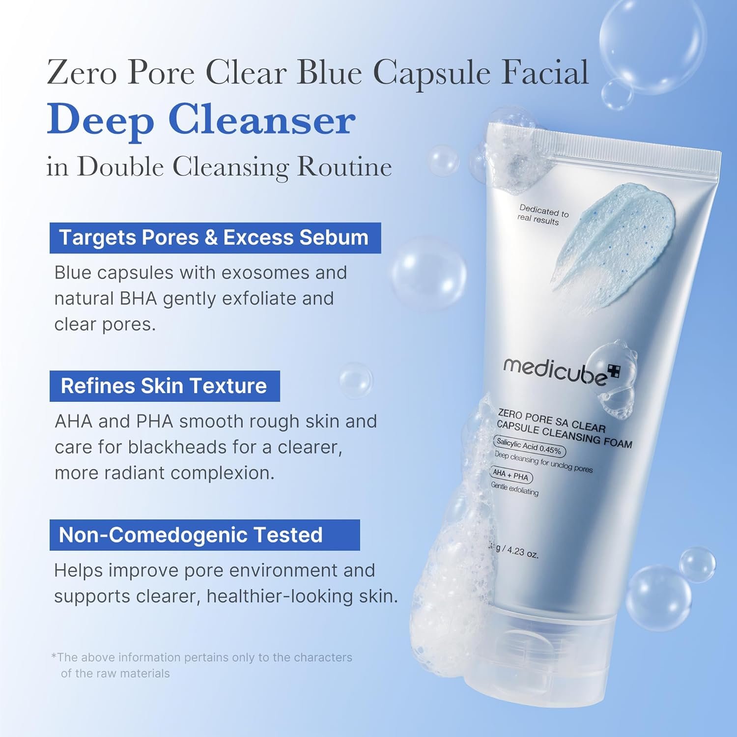 medicube Zero Pore Capsule & PDRN Cleansing Duo: Zero Pore Clear Capsule Facial Deep Cleanser and PDRN Jelly to Foam Cleanser | Korean Skincare, Skincare Sets