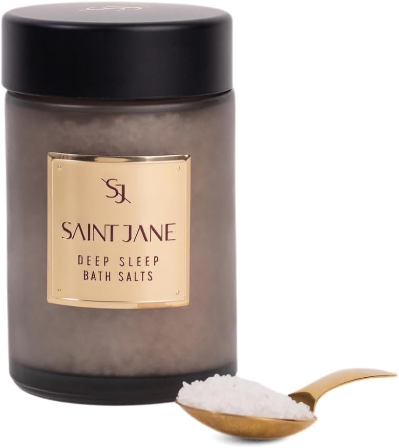 SAINT JANE – Deep Sleep Bath Salts with Magnesium + Peptides | Luxury, Floral-Infused, Clean Skincare (12 oz | 355 ml)