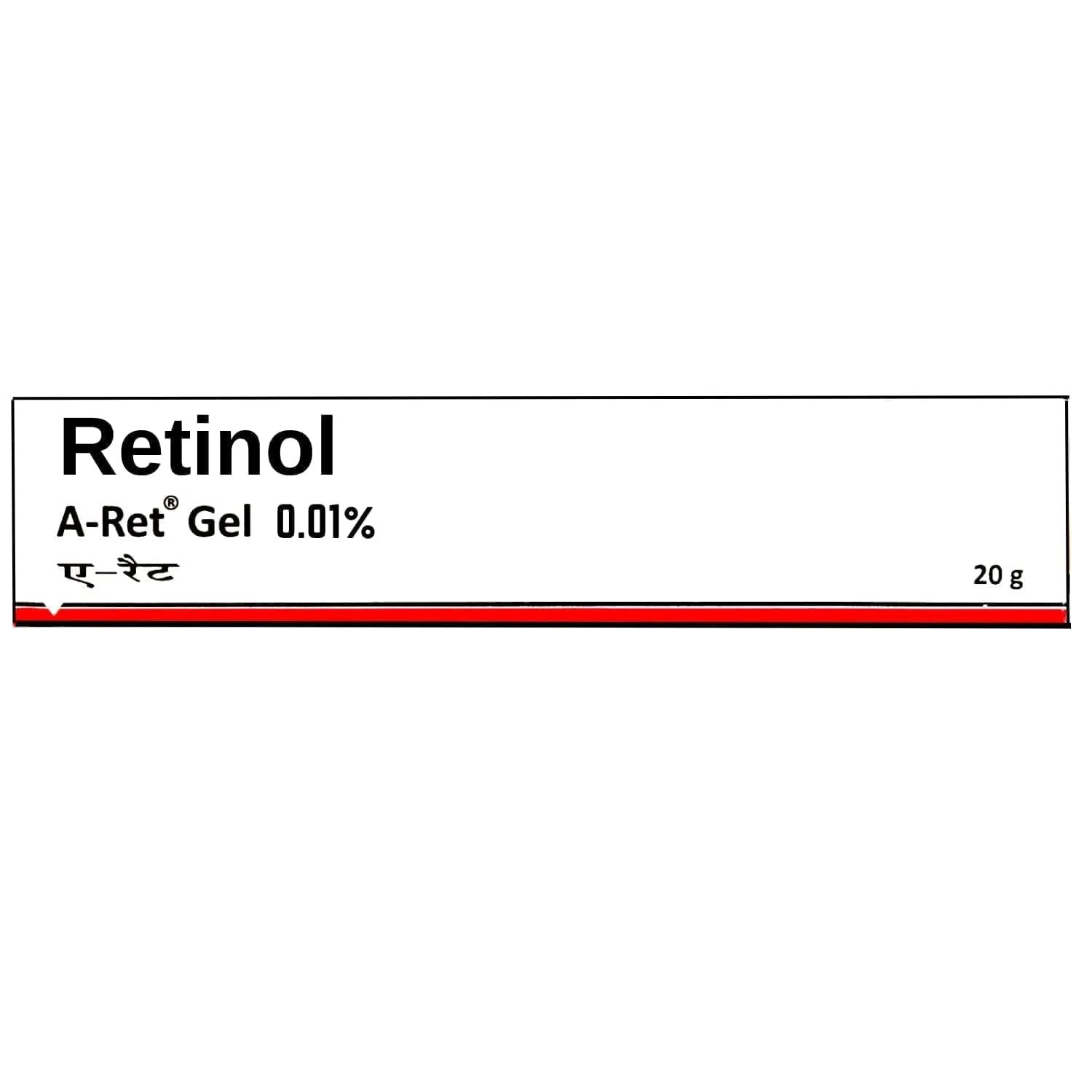 Retinol Gel 0.1 – with Vitamin A Repairs Fine Lines & Wrinkles, Scar Treatment, Age and Sun Spots, Anti-Aging Formula, 20 Gram