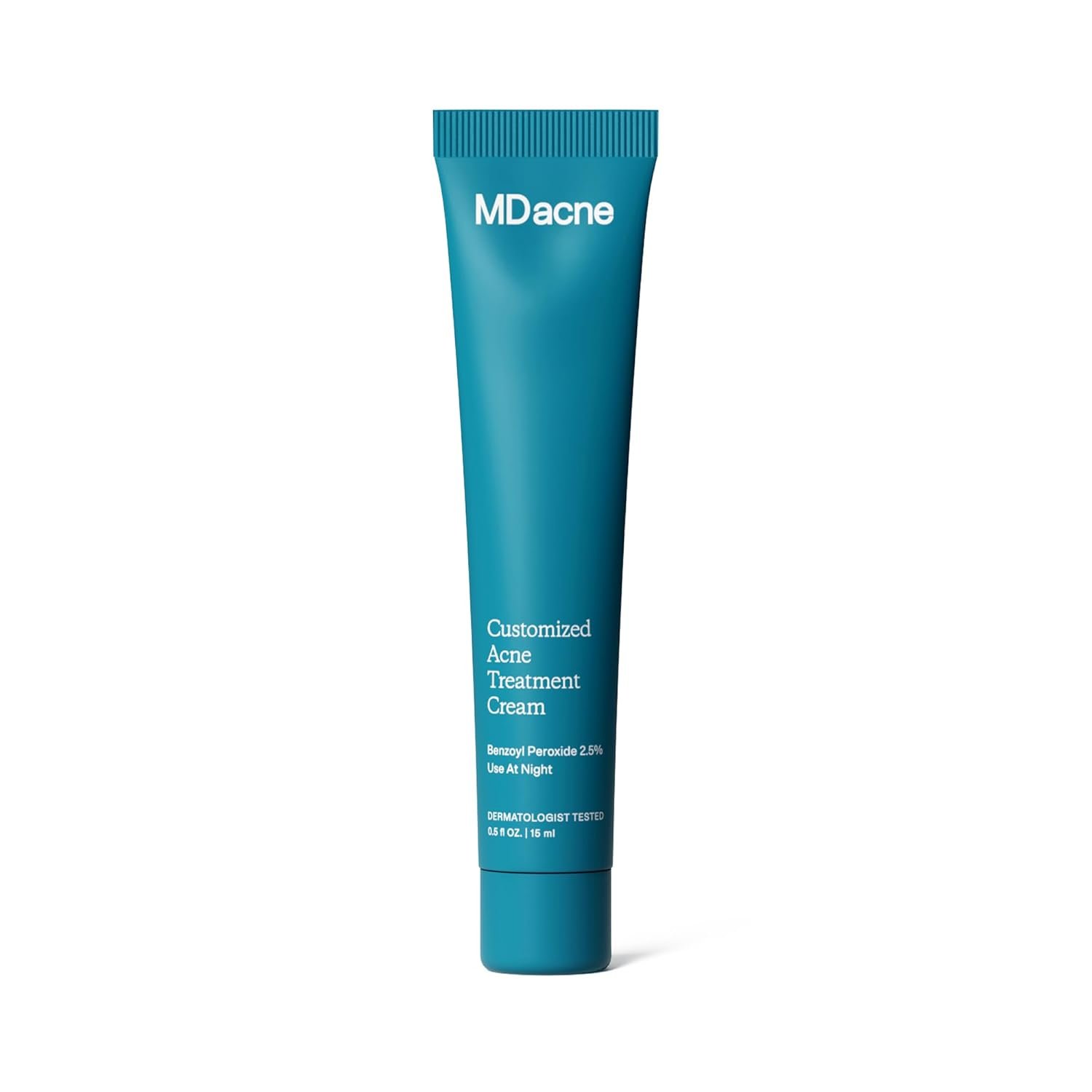 MDacne – Acne Treatment- Benzoyl Peroxide Cream 5% – Unclogs Pores, Reduces Blemishes & Enhanced with – Plant-Based Ingredients for Sensitive Skin