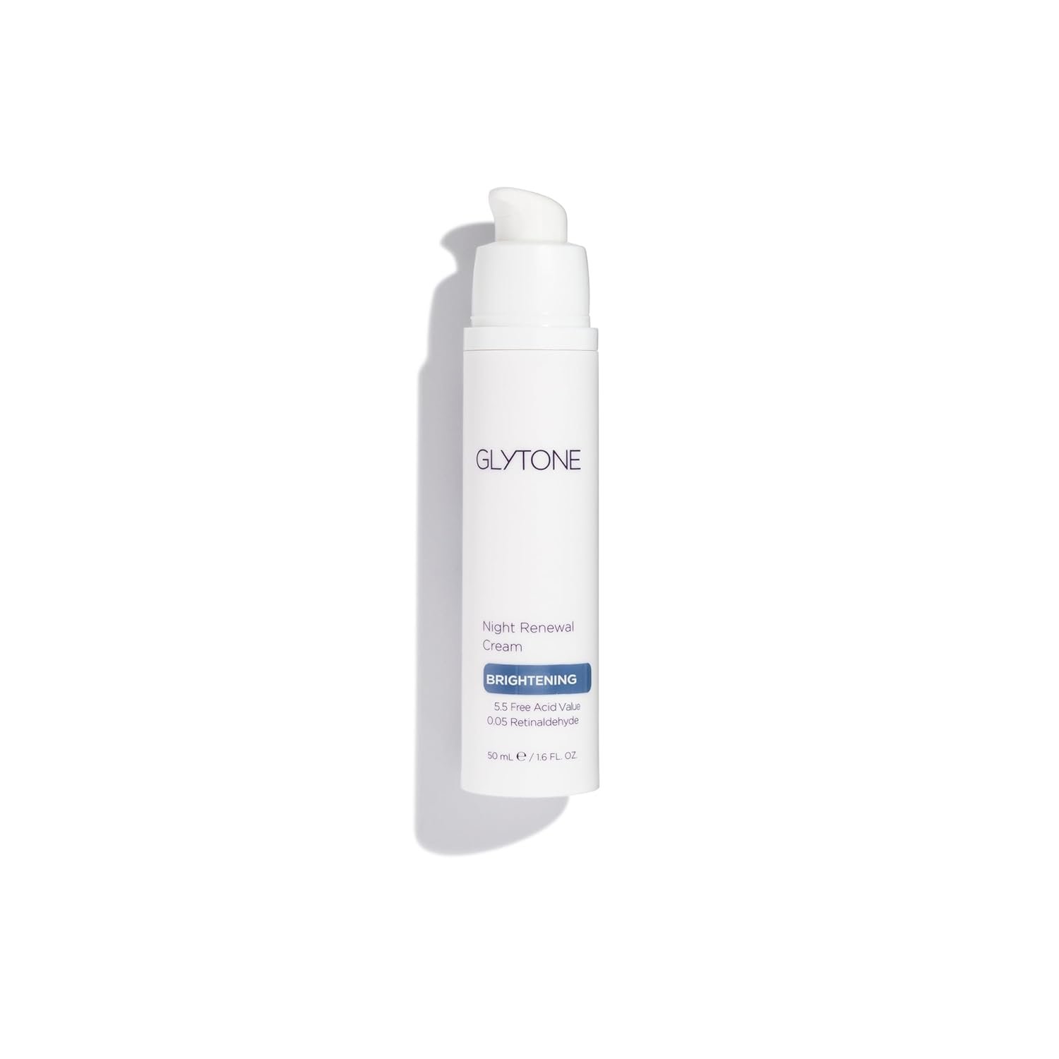 Glytone Night Cream | Improve Skin Elasticity with 5.5 FAV Glycolic Acid & Retinaldehyde | Fragrance Free Face Moisturizer for Women | 1.6 oz.