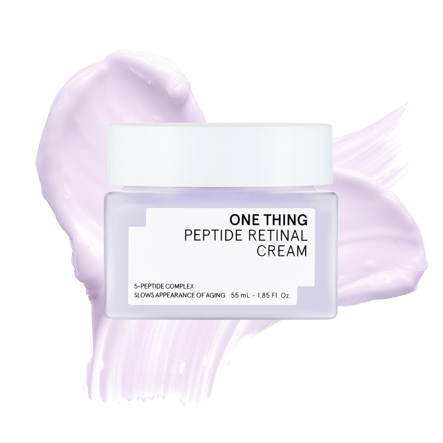 ONE THING Peptide Retinal Cream, Vitamin A, Faster Acting than Retinol, Retinaldehyde Anti Aging Face Cream, Smooths Wrinkles, Refines Pores and Improves Elasticity, Korean Skincare 1.85 fl.oz, 55ml