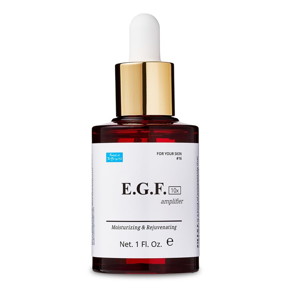 EGF Serum (10 ppm) 1 Fl. Oz. 30ml Epidermal Growth Factor, face serum, cosmetic ingredients for skin serum korean egf growth factor egf ample after microneedling