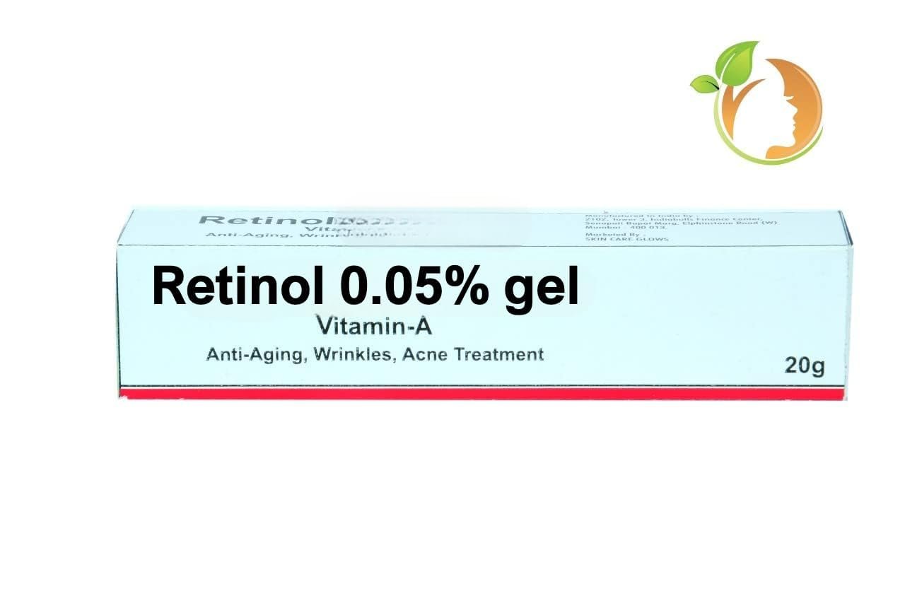 Retinol Gel 0.05, 20g, vitamin a, skin tightening, anti aging gel
