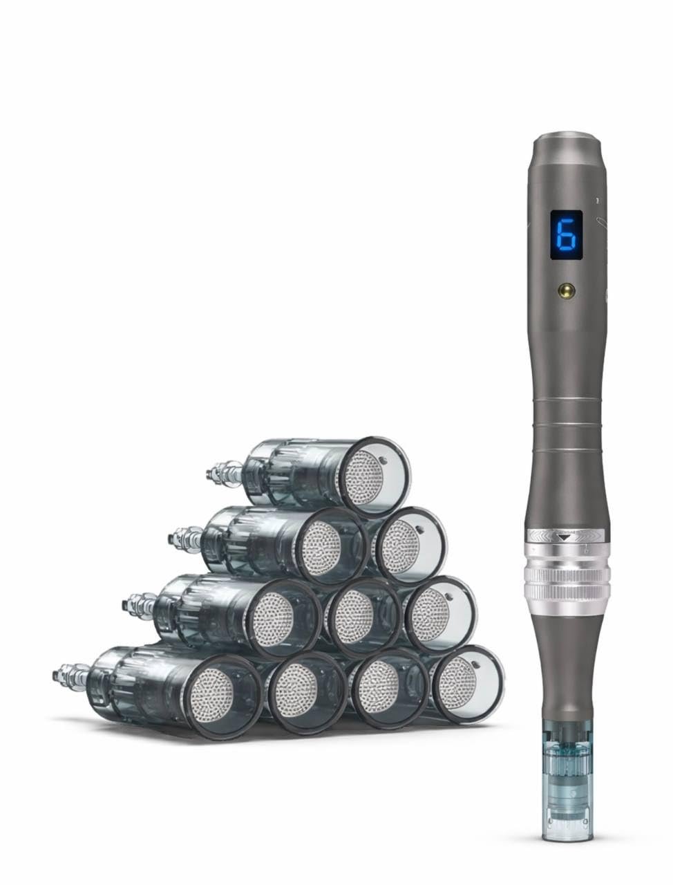 0.25mm M8 Microneedling Pen Set for Home Use – Derma Roller Pen for Women Men-(2x16P+8Nano)