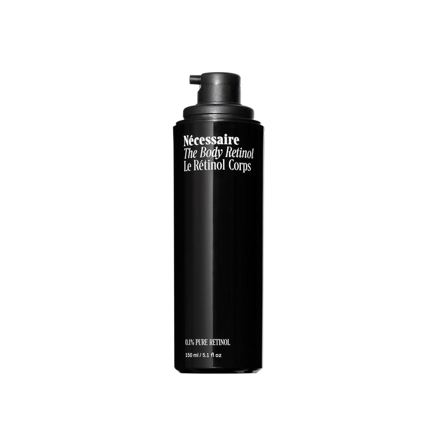 Nécessaire The Body Retinol – Firming Repair Serum + Retinol Body Lotion For Women & Men. Wrinkle + Line Prevention. 0.1% Pure + 10% AHA Crepey Skin Treatment. 5.1 oz