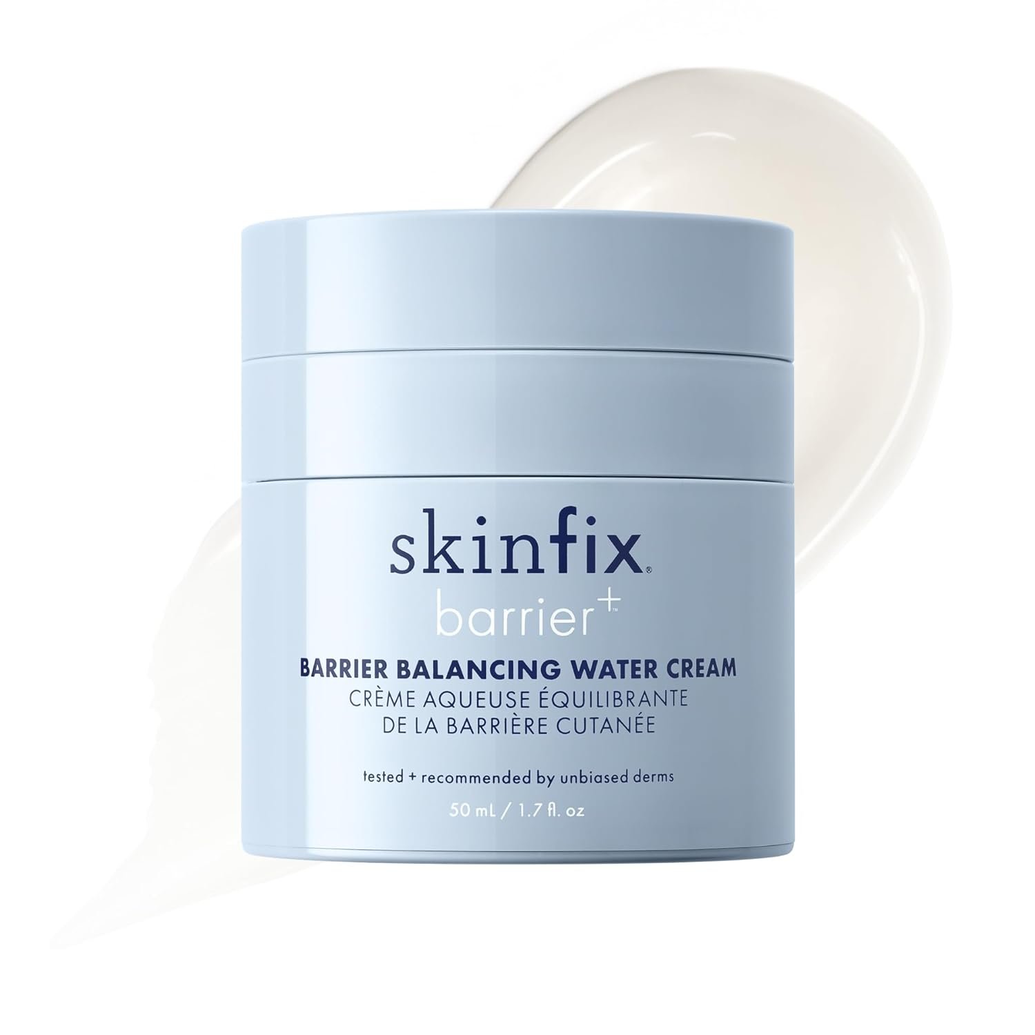 Skinfix Barrier Balancing Water Cream – 1.7 oz – Hyaluronic Acid & Niacinamide Water-Based Moisturizer for Face – Combo + Oily Skin – Acne-Safe, Fragrance Free, Vegan, Cruelty Free