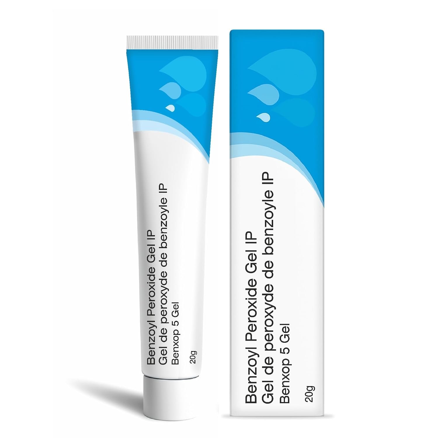 SALVE Benxop 5% Benzoyl Peroxide Gel (20 g / 0.70 oz) – Topical Skincare Gel for Oil-Prone and Congested Skin