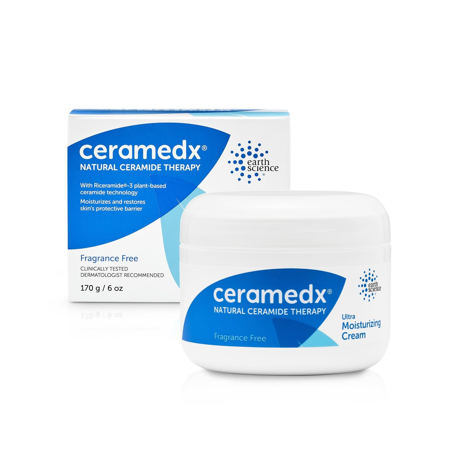 Ceramedx – Ultra Moisturizing Natural Ceramide Cream Unscented for Dry, Sensitive Skin (6 oz.)