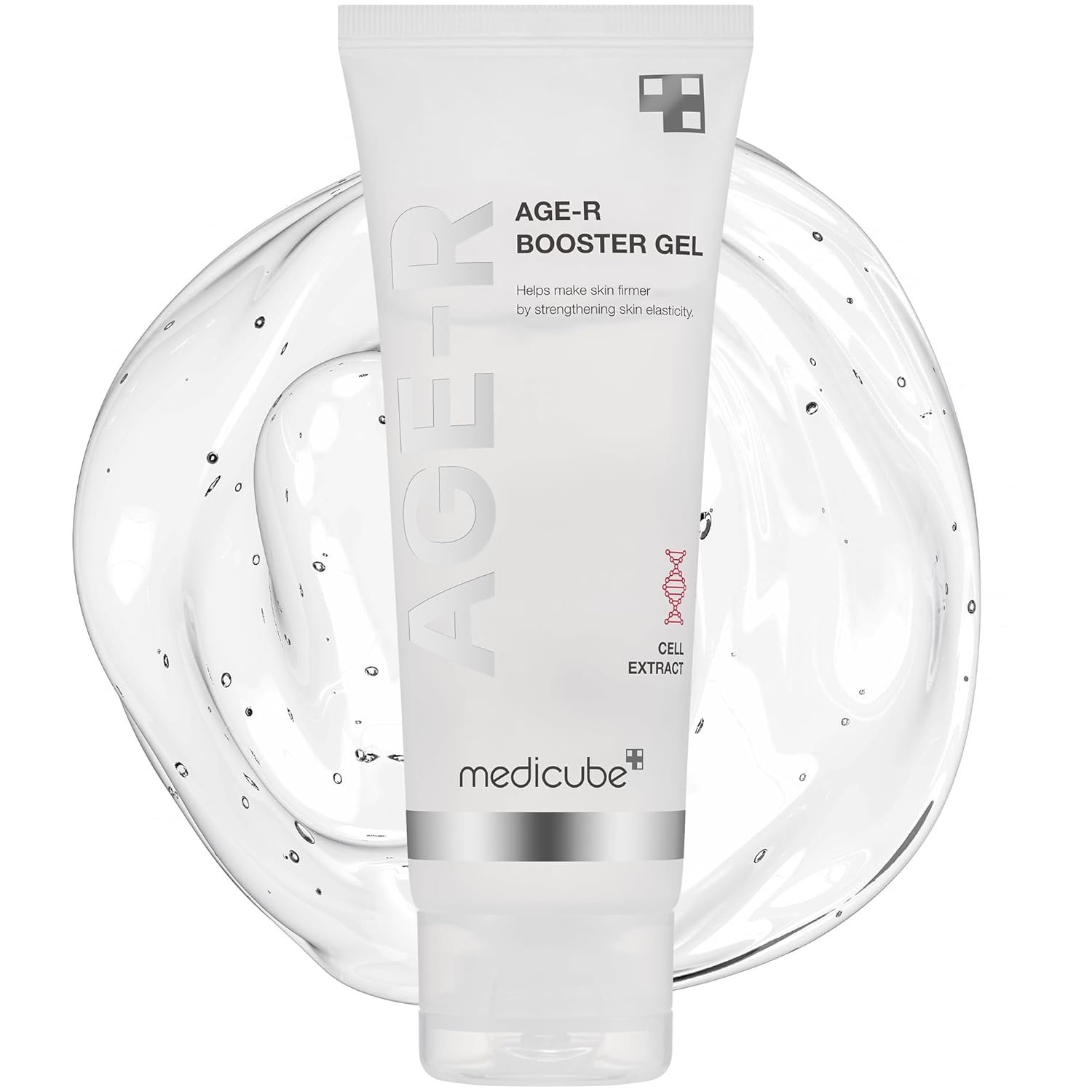Medicube Age-R Booster Gel Serum for Skin Care Devices – Moisturizing and Nourishing Facial Serum with Plant Stem Cell Extract, Hyaluronic Acid, Collagen – Hypoallergenic Korean Skin Care