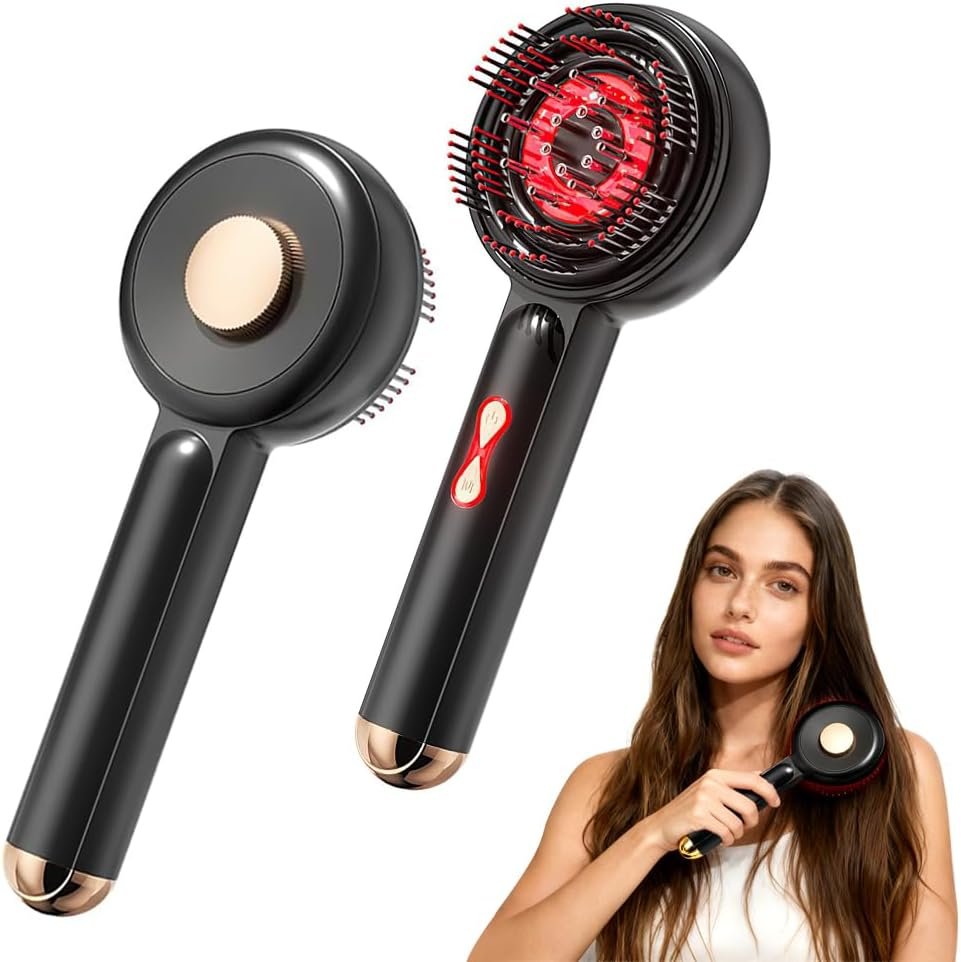 3 in 1 Hair Massager Scalp, Electric Scalp Massager Fit for Men & Women, Oil Applicator for Hair Nourishment, Black