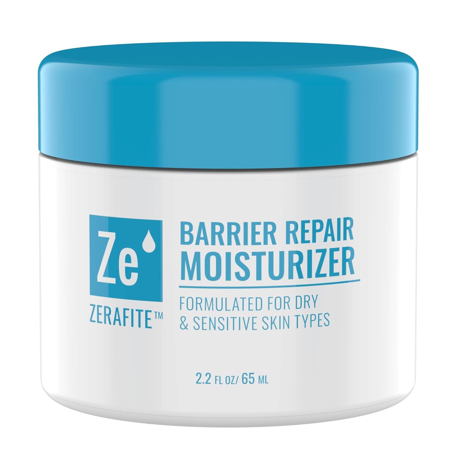 ZERAFITE Barrier Repair Face Moisturizer for Dry & Sensitive Skin Types (2.2 fl. oz./65 ML)