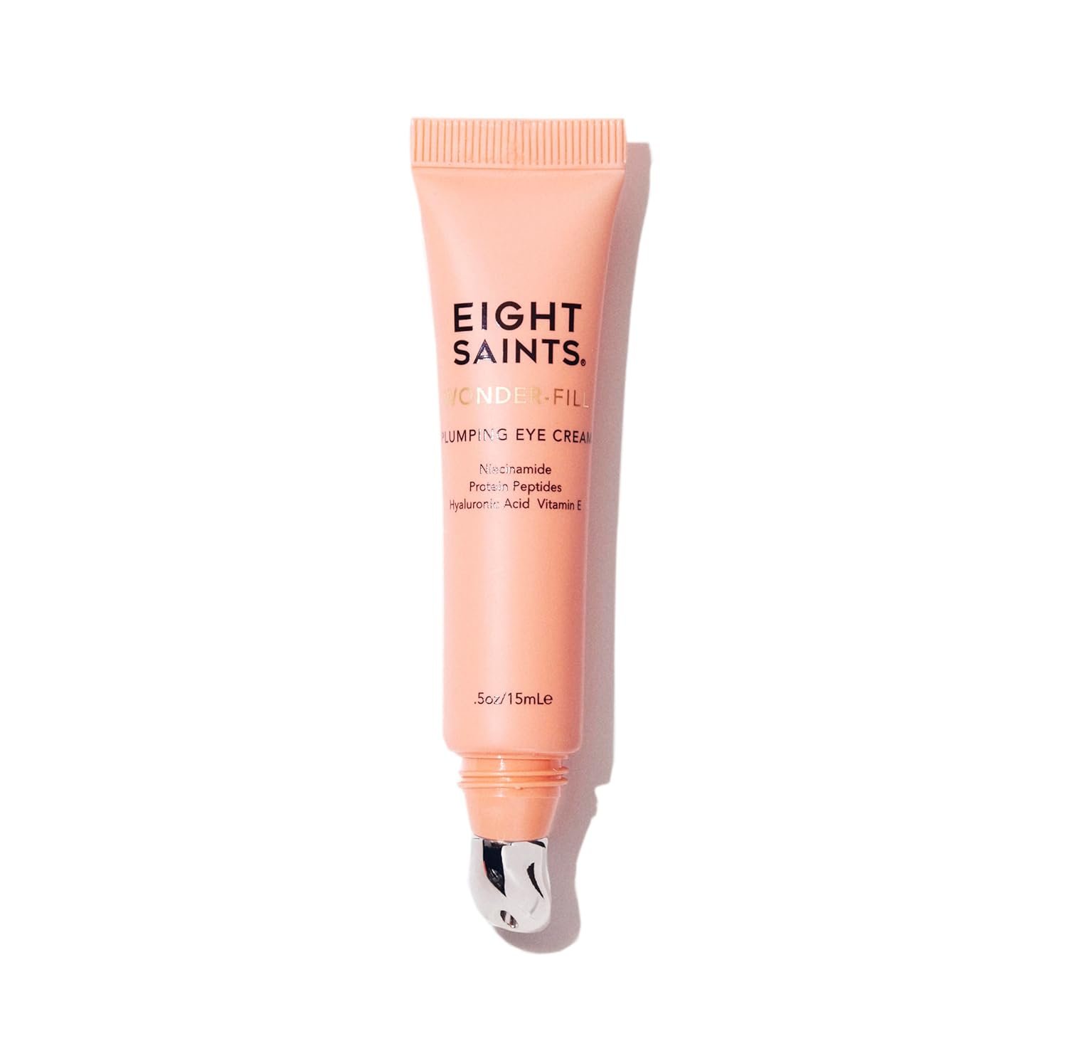Eight Saints Wonder-fill Plumping Eye Cream, Anti Aging Eye Cream to Reduce Wrinkles, Fine Lines, & Under Eye Bags, Dark Circles Treatment, with Niacinamide, Protein Peptides, & Hyaluronic Acid, 0.5oz