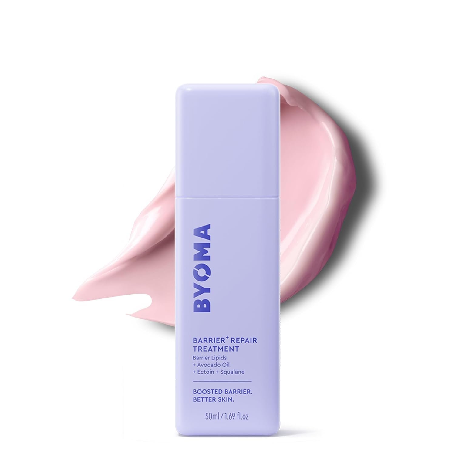 BYOMA Barrier Repair Treatment – Intensely Hydrating Moisturizer for Dry, Sensitive Skin with Avocado Oil, Squalane & Ectoin – Reduces the Appearance of Fine Lines & Wrinkles – 50mL