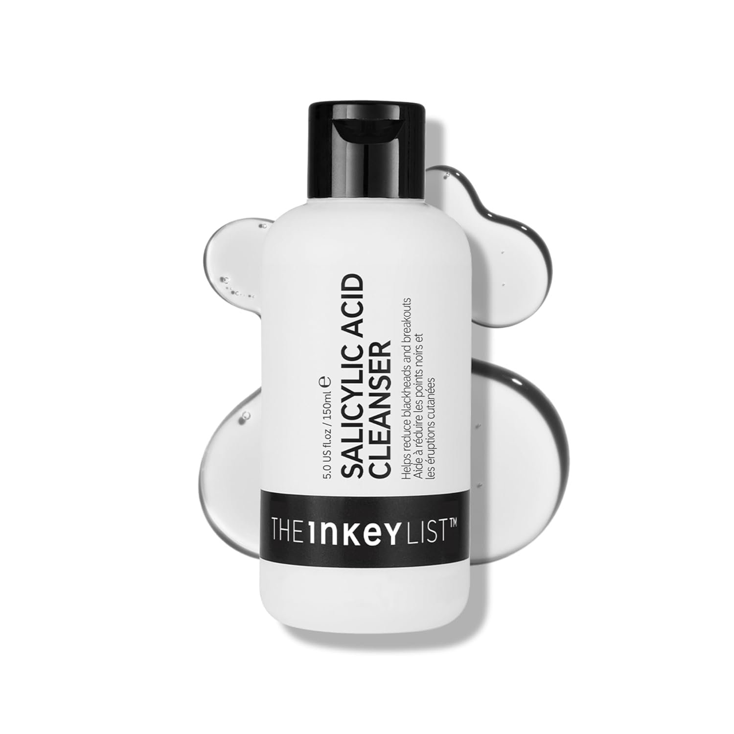 The INKEY List Salicylic Acid Cleanser – Daily Exfoliating Cleanser with 2% Salicylic Acid & Zinc PCA, Unclogs Pores, Anti Acne, Reduces Blackheads & Excess Oil for Clearer Skin