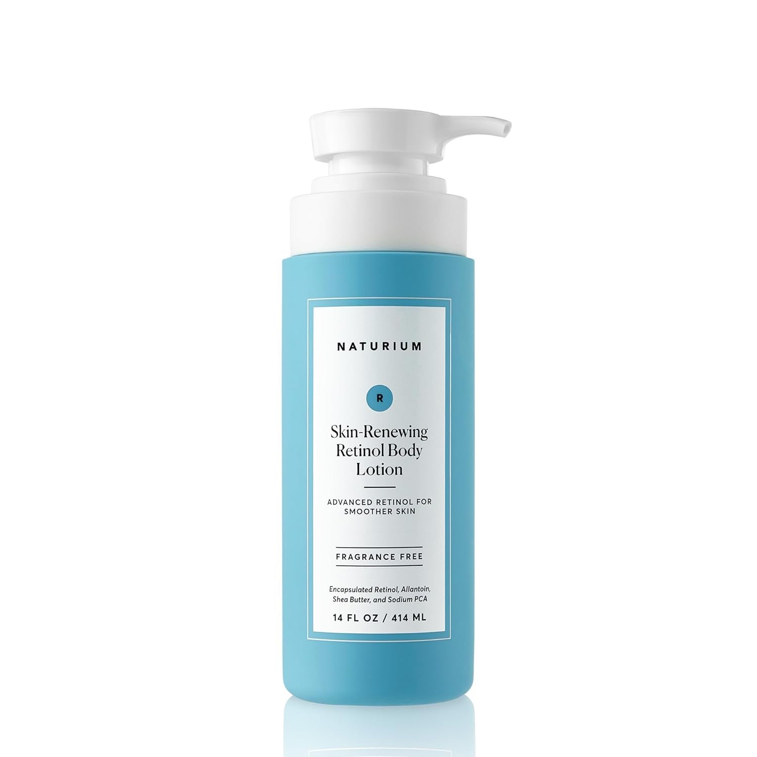 Naturium Skin-Renewing Retinol Body Lotion Jumbo, Advanced Firming Anti-Aging Skin Care, with Encapsulated Retinol & Shea Butter, 14 oz