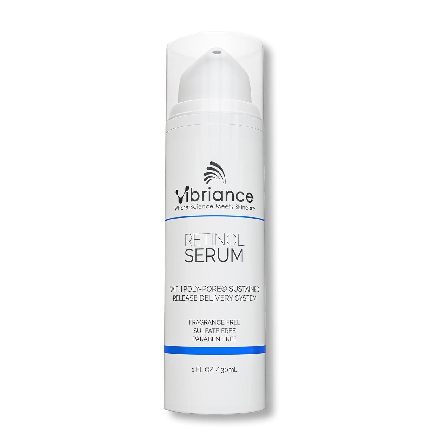 Vibriance Retinol Serum for Face – Reduces Appearance of Deep Wrinkles and Large Pores, Enhances Tone, Improves Complexion – Sensitive, Mature Skin Night Cream – 1 fl oz