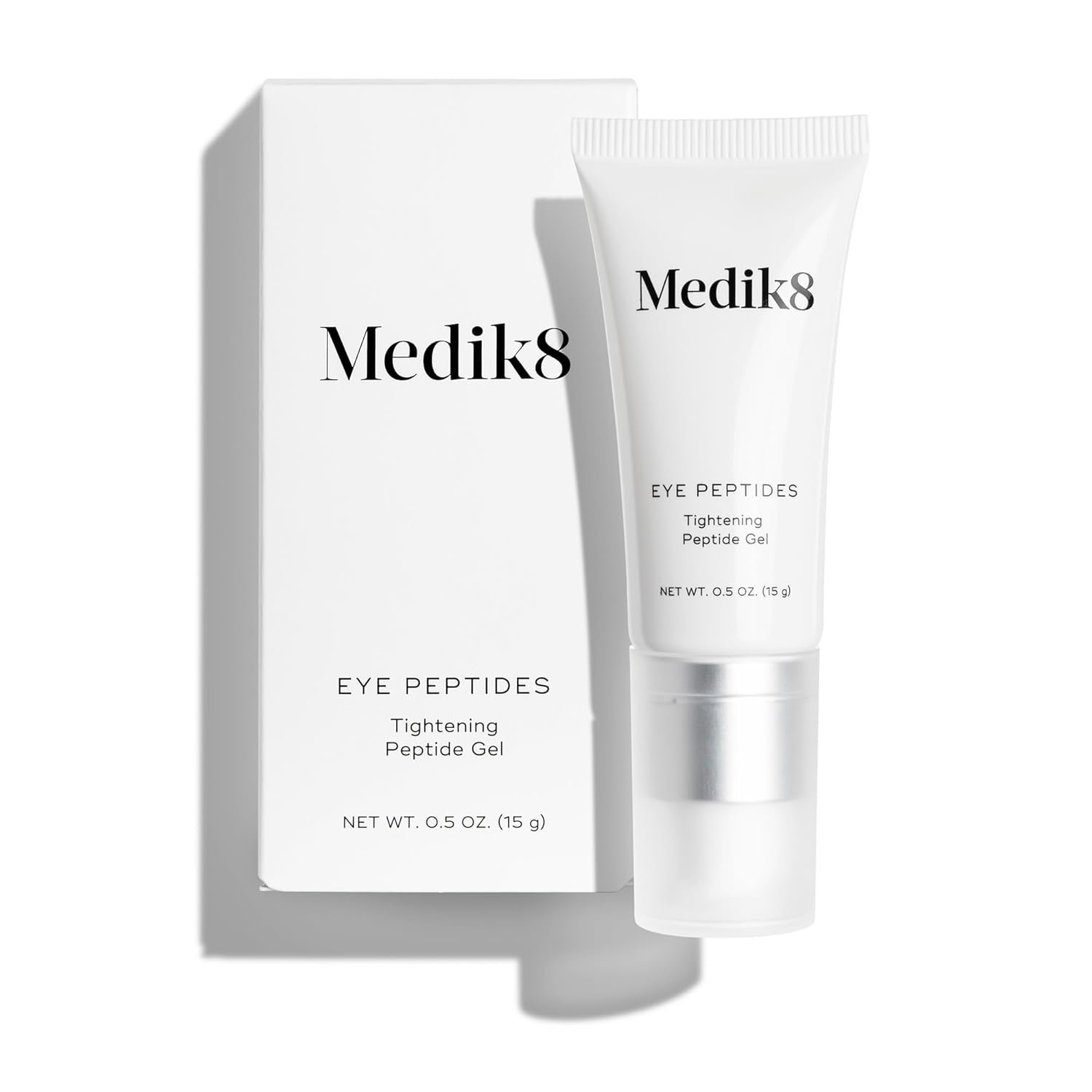 Medik8 Eye Peptides Gel – Daily Under Eye Gel – Anti Aging Serum – Hydrating Serum Gently Smooths Bags and Wrinkles – Vegan and Gluten Free – 0.5 oz