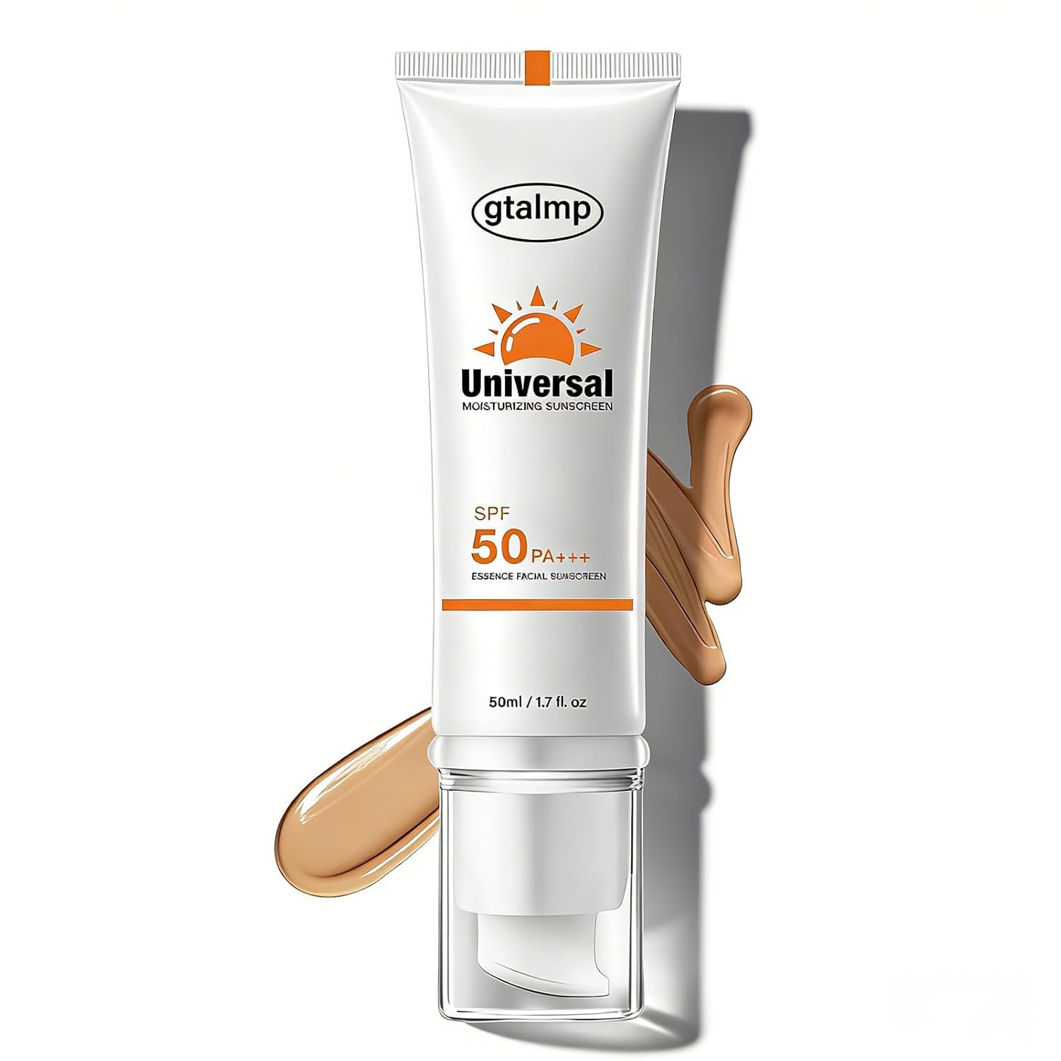 Tinted Sunscreen SPF 50 for Face, Daily Sheer Coverage with Natural Finish, Lightweight Glow & Hydrating Skincare, No White Cast for Women Travel Work Commute