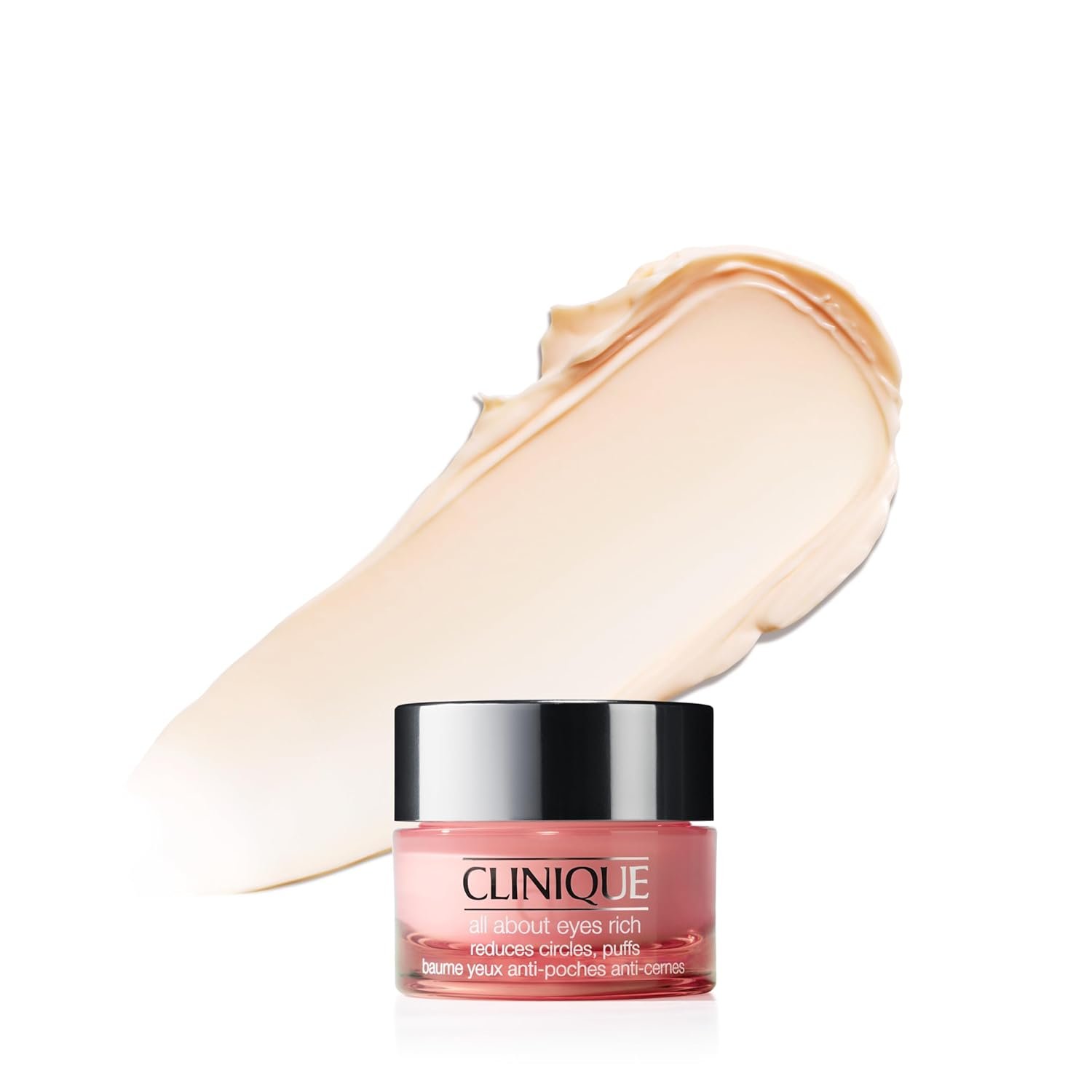 Clinique All About Eyes Rich Eye Cream For Dark Circles With Hyaluronic Acid | Hydrating, Brightening + Depuffing