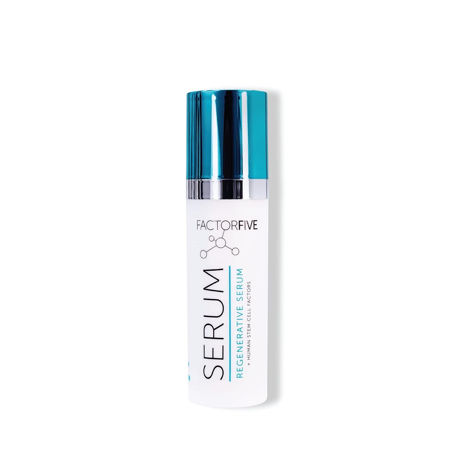 FACTORFIVE Regenerative Serum, Hero Anti-Aging Treatment with Adult Human Stem Cell Growth Factors and Copper Peptides for Fine Lines, Pores, Tightness, and Smoothing, 0.35 fl oz / 10 ml