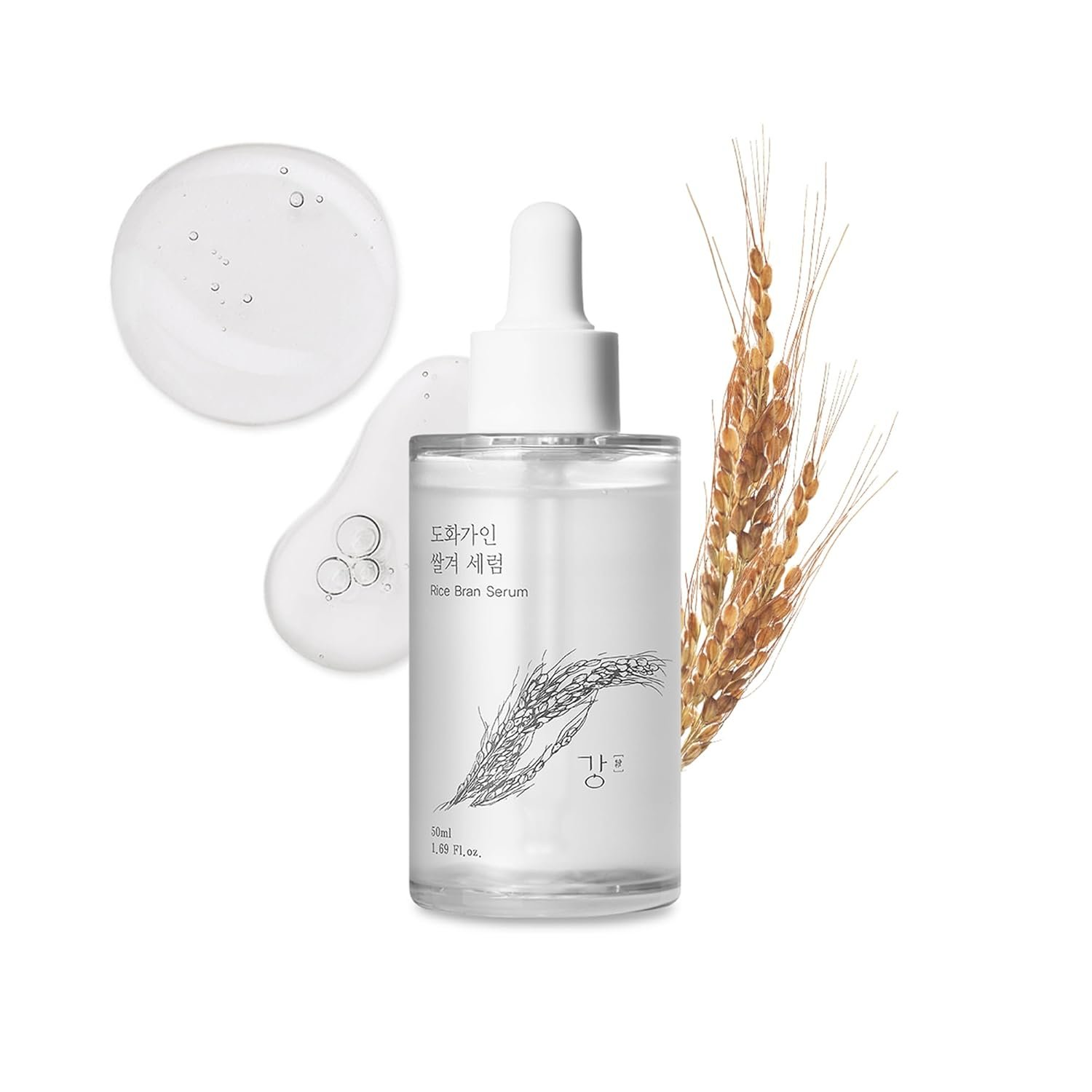 Face Serum for Women Korean Glow with 5% Niacinamide (Icheon Rice Bran) – Hydrating Formula for Even Tone, Glowing Skin, Hyperpigmentation, Daily Glow Care, 1.69 Fl oz.