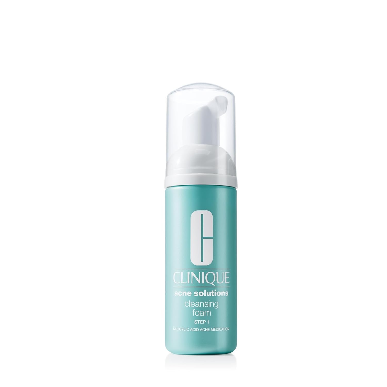 Clinique Acne Solutions Daily Foam Cleanser With 1.5% Salicylic Acid For Very Dry to Oily Skin Types | Prevents Acne + Unclogs Pores