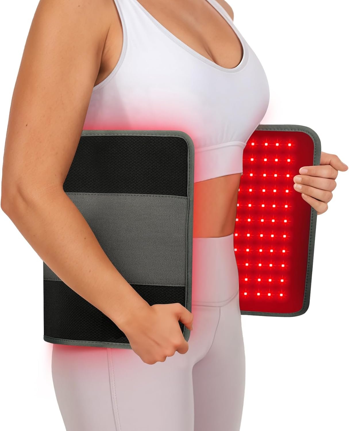 Comfytemp 24’’ x 12’’ Red Light Therapy Pad for Body, FSA Eligible HSA Wearable Near Infrared Light Wrap, 660nm & 850nm Light Pad for Back Joint Muscle, Gifts for Mom Women Men