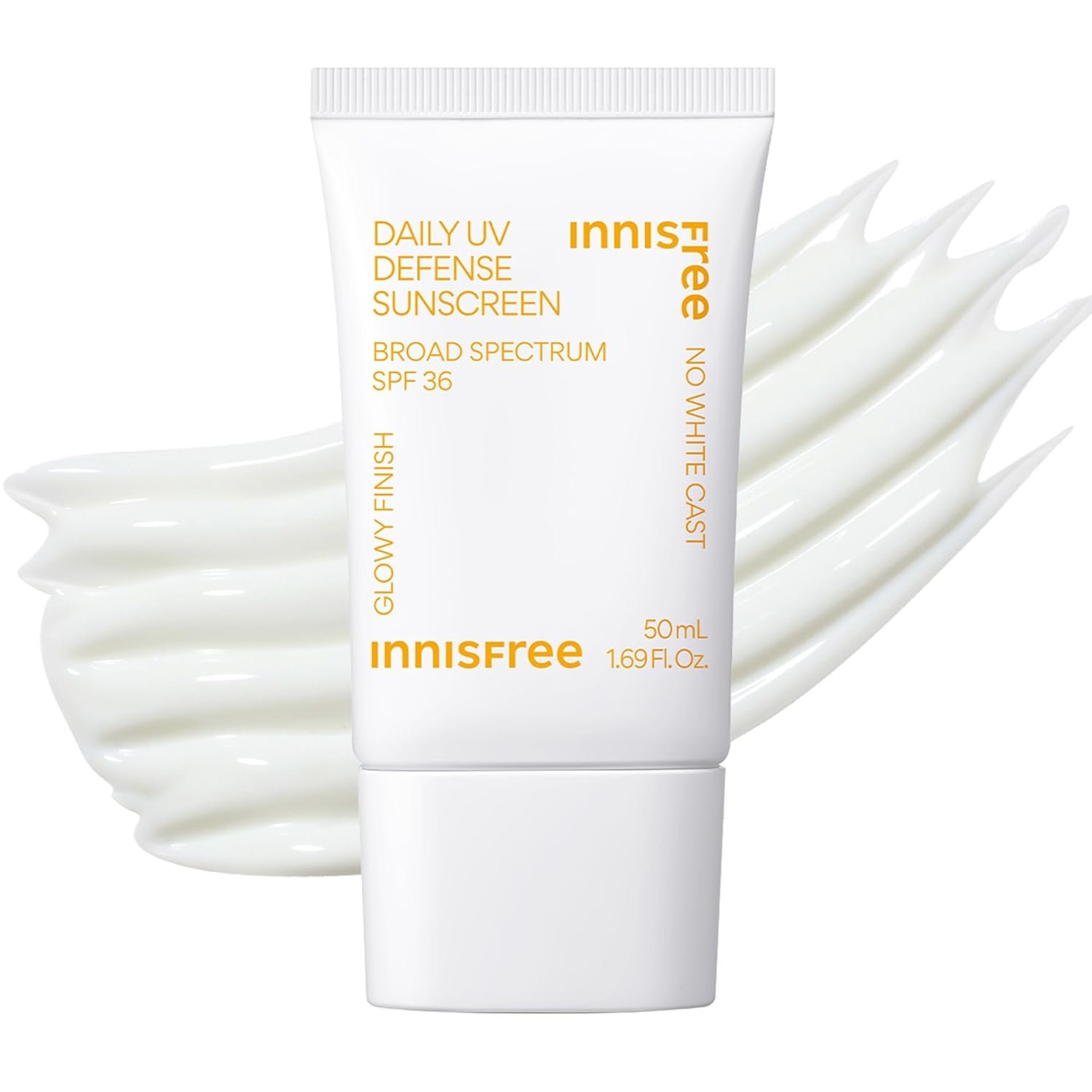 Innisfree Daily UV Defense SPF 36 Korean Face Sunscreen, Invisible Finish, Broad Spectrum, No White Cast, Lightweight, Hydrating, Available in Gift Sets