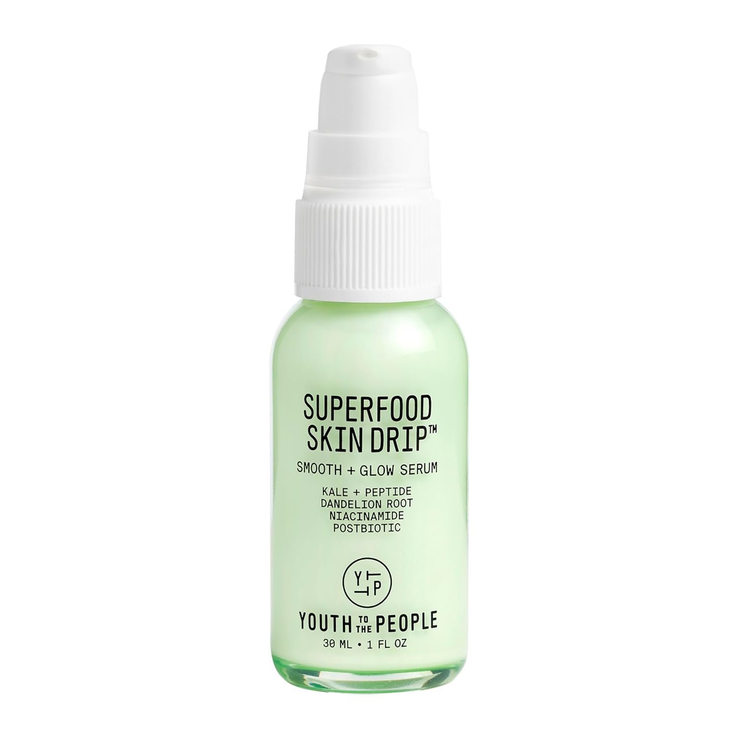 Youth To The People Superfood Skin Drip Glow Barrier Serum – Peptides + Niacinamide, Strengthens Skin Barrier, Evens Tone, Smooths Texture, Dewy Finish Makeup Primer, for All Textures, Vegan – 1 floz