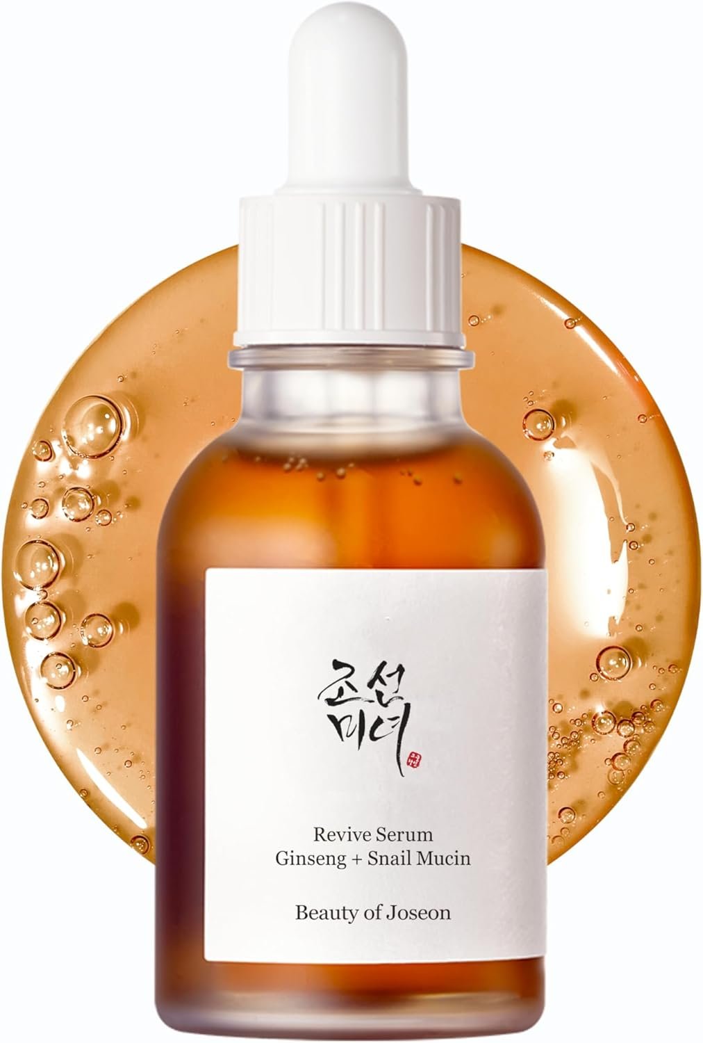 Beauty of Joseon Revive Snail Mucin Ginseng Serum Hydrating Peptide Facial Moisturizer Dark Spot Acne Scar Remover for Sensitive Face. Korean Skin Care for Men and Women (2 Fl.Oz.)