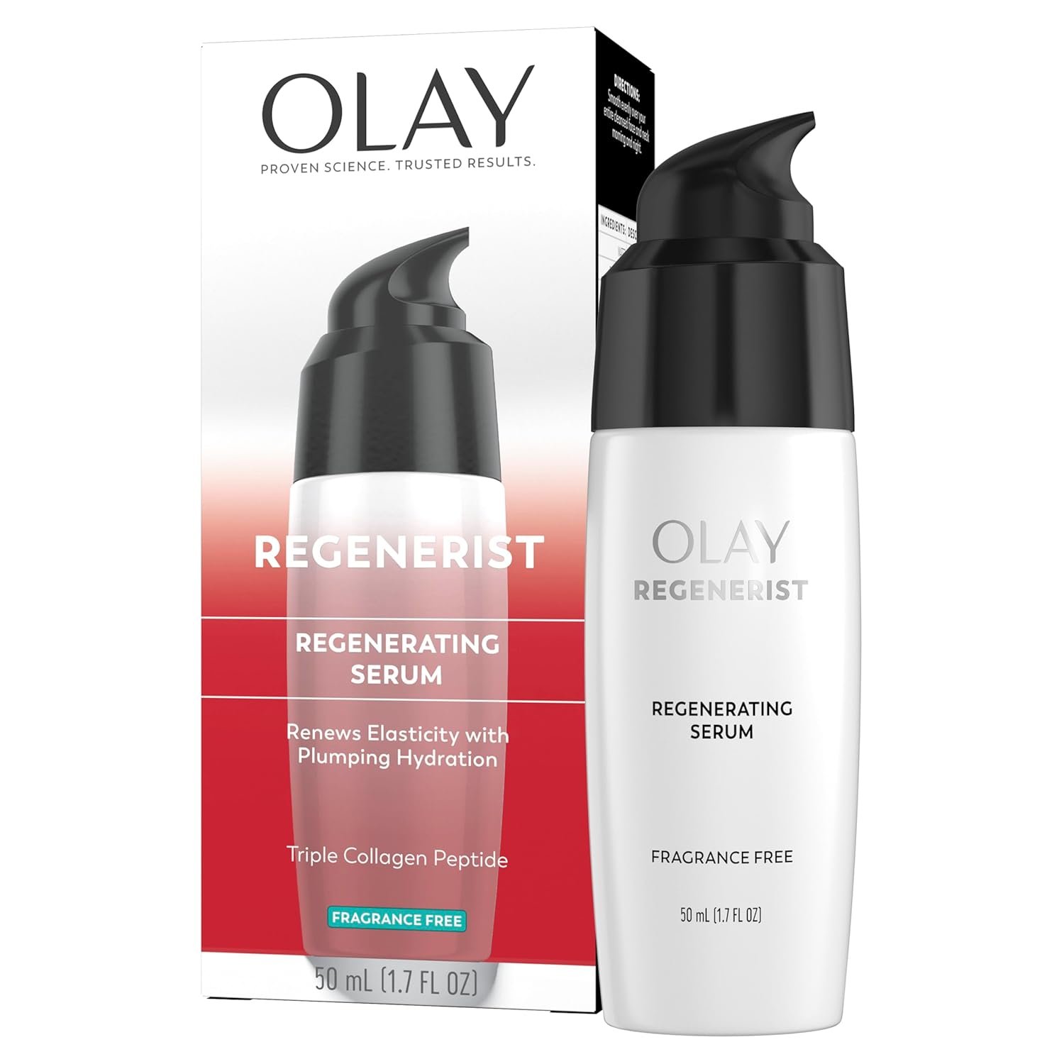 Olay Serum, Regenerist Light Gel Face Moisturizer, Fragrance-Free – Anti-Aging, Anti-Wrinkle, Hydrating, Firming, Smoothening, Improves Fine Lines and Elasticity – Amino Peptide Complex, 1.7 oz