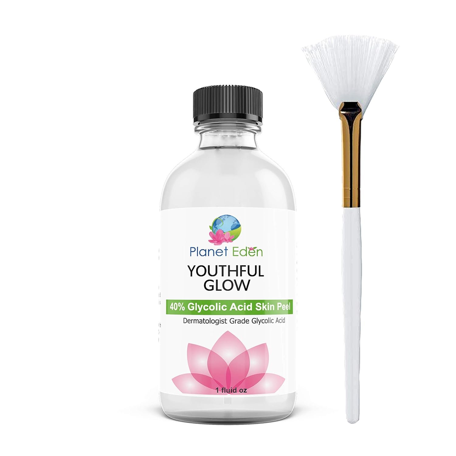 Glycolic Acid Peel 40% Full Strength Chemical Exfoliant, Alpha Hydroxy Acid AHA Peel, Deep Skin Resurfacing, At-Home Facial Peel for Smooth Texture & Radiant Glow, Anti-Aging Exfoliation Treatment