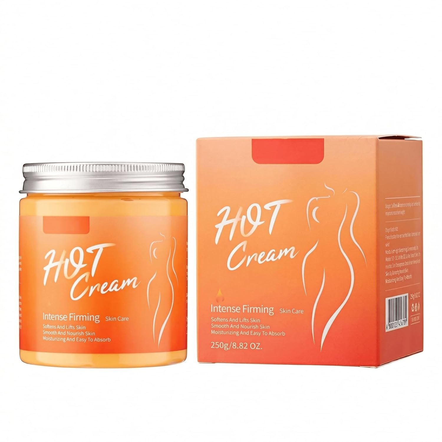 Cellulite Cream for Belly & Thighs Warming Sweat Gel for Skin Tightening & Firming, Helps Improve the Appearance of Cellulite, Fast-Absorbing Body Cream for Workout & Daily Use, 8.82 oz