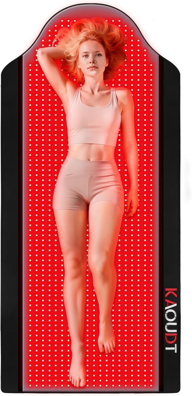 72″x33.3″ Medical-Grade TPU Red Light Therapy Mat for Full Body Pain Relief, FSA&HSA Infrared Light Therapy Blanket for Home Use