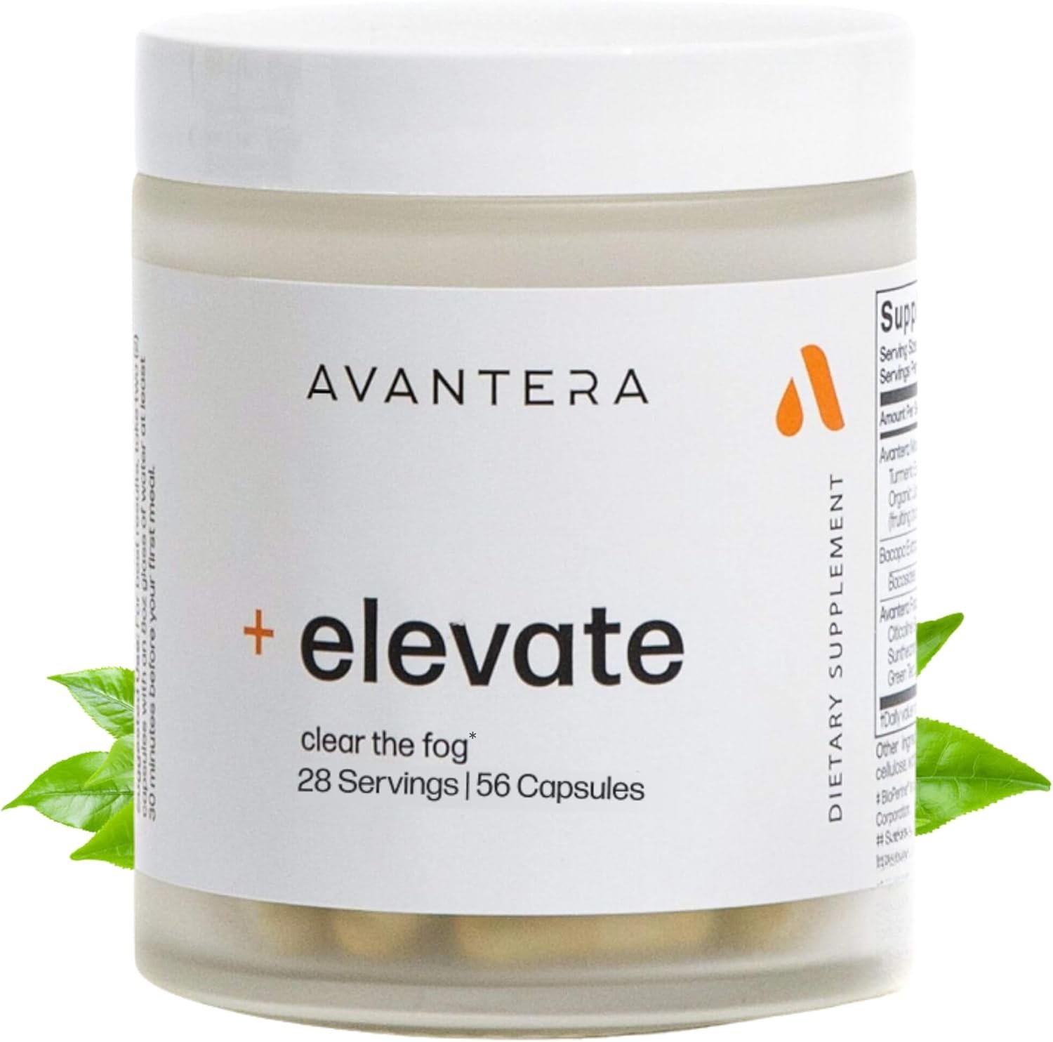 Avantera Elevate Premium Nootropic Supplement – Beat Brain Fog – Best Focus Supplements for Memory & Focus Support – Energy Without Crash – 56 Count Pills for Women & Men