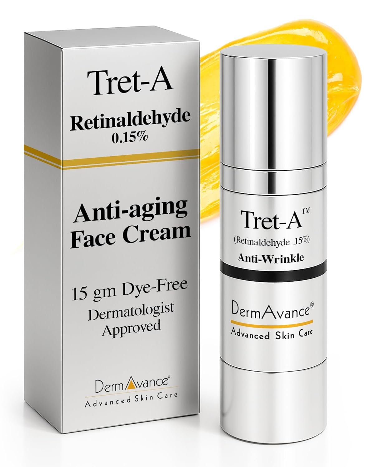 DermAvance Tret-A Retinaldehyde 0.15% Strongest Anti-Aging Face Cream Routine for Women – Anti-Aging Face Moisturizer & Wrinkle Face Cream – Moisturizing Routine – 15ml