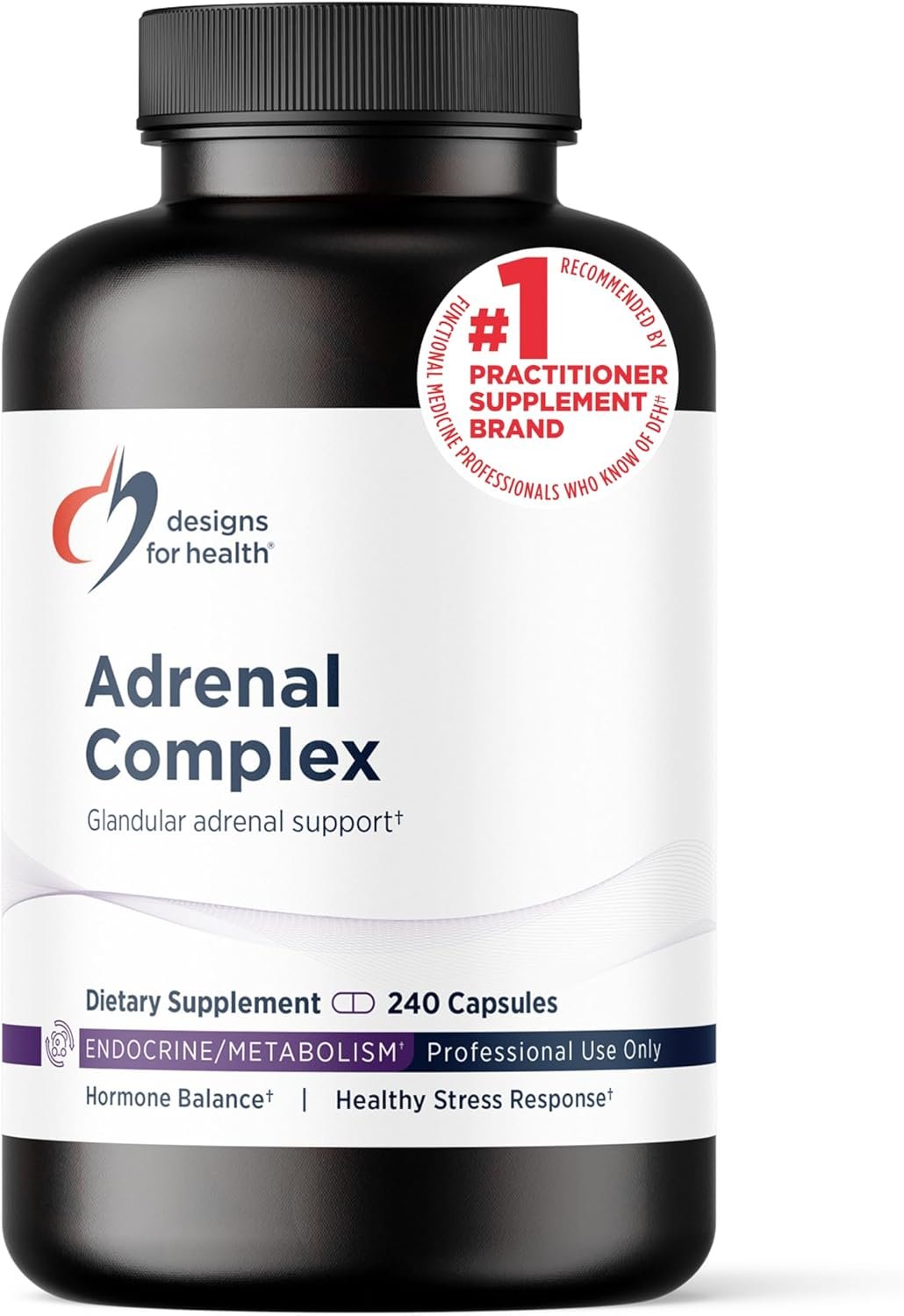 Designs for Health Adrenal Complex (240 Capsules)