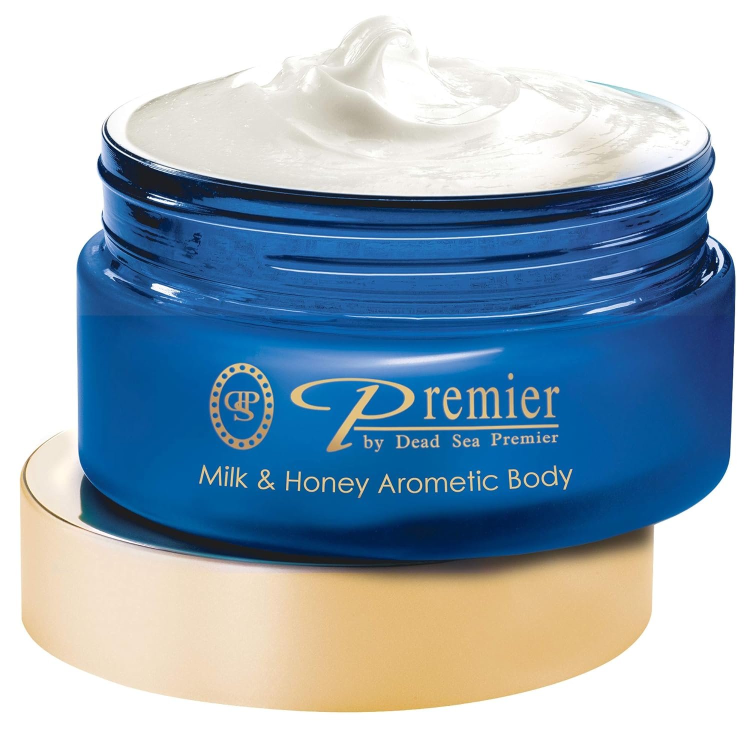 Premier Dead Sea Anti-Aging Body Cream – Deep Moisturizing Body Butter for Dry Skin with Dead Sea Minerals, Firming Lotion for Women, Luxury Skin Care (Milk & Honey, 5.95 Fl Oz)