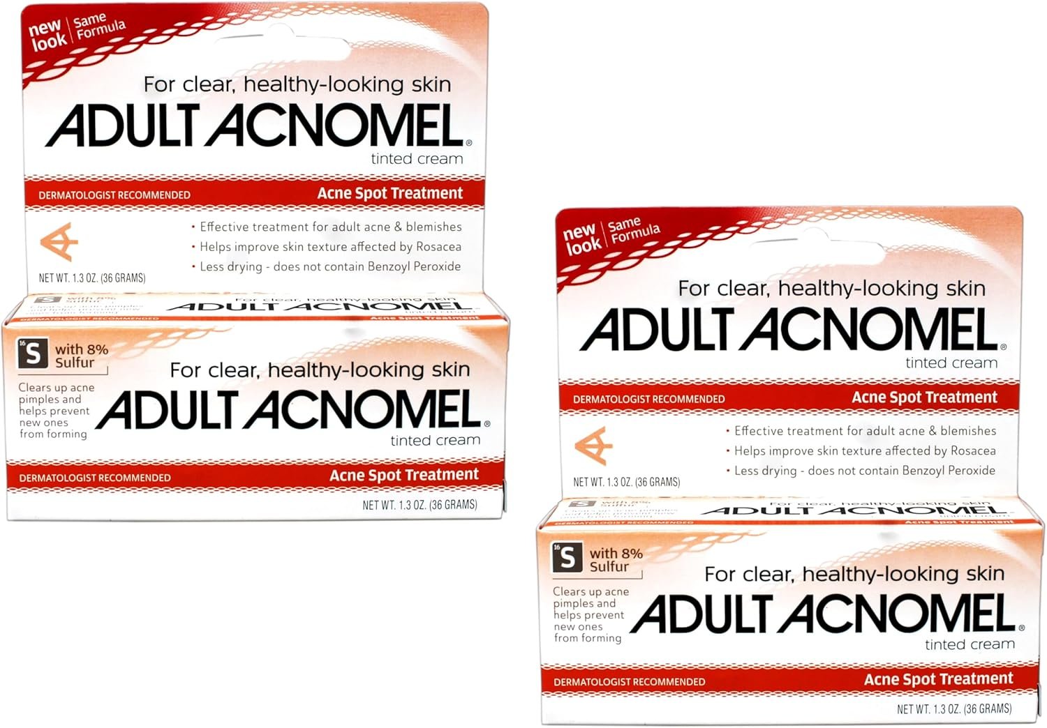 Adult Acnomel Acne Medication 1.3 Oz (Pack of 2)