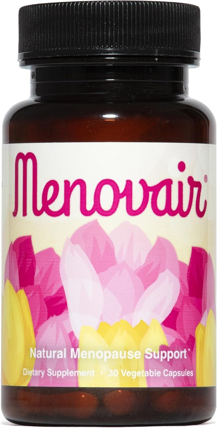 Menovair – Natural Menopause Support Supplement – Non-GMO, Vegan, Gluten-Free
